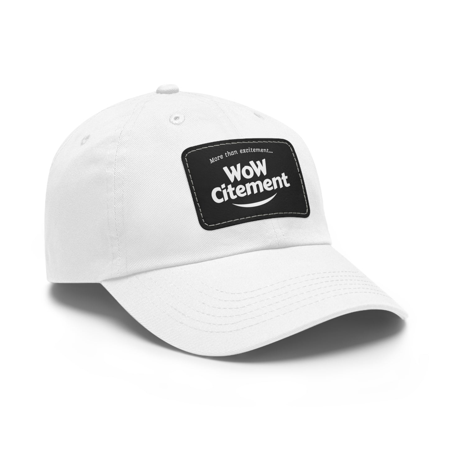 WoWcitement Stylish Dad Hat with Leather Patch - Perfect Gift for Dads, Casual Wear, Outdoor Activities, Festivals, and Everyday Style