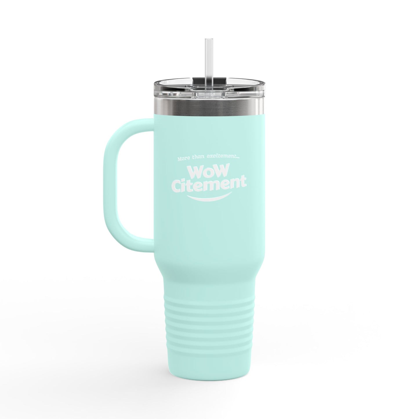 Wowcitement Insulated Travel Mug - Perfect for Coffee Lovers, On-the-Go Hydration, Gift for Travelers, BPA-Free, 40oz