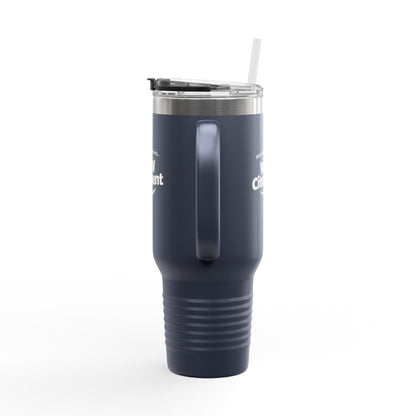 Wowcitement Insulated Travel Mug - Perfect for Coffee Lovers, On-the-Go Hydration, Gift for Travelers, BPA-Free, 40oz