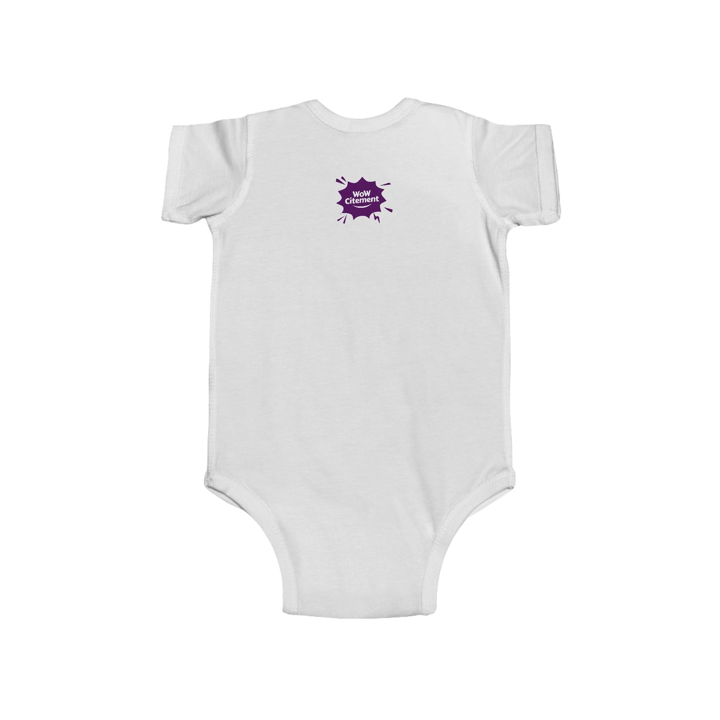 Infant Bodysuit with WoW Citement Design, Baby Gift, Cute Baby Clothes, Newborn Outfit, Fun Baby Shower Gift