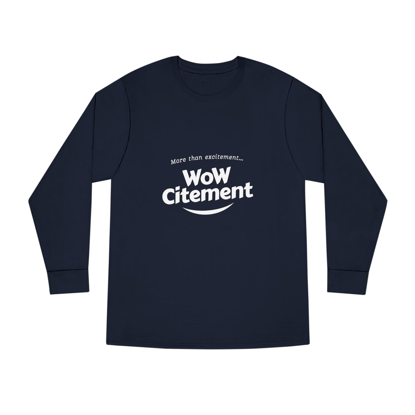 Wowcitement Long Sleeve Crewneck Tee