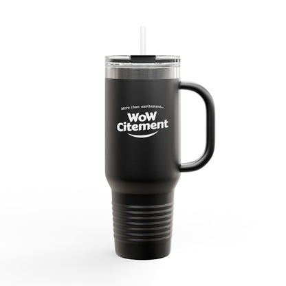 Wowcitement Insulated Travel Mug - Perfect for Coffee Lovers, On-the-Go Hydration, Gift for Travelers, BPA-Free, 40oz