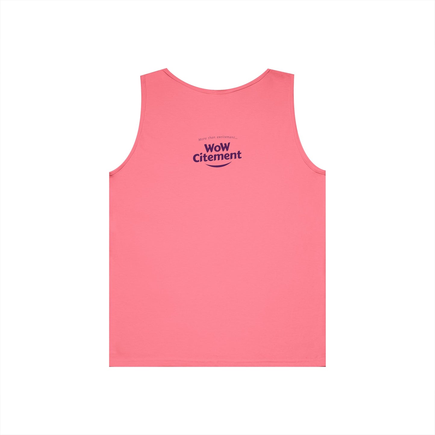 WoWcitement Unisex Cotton Tank Top - Fun Summer Wear, Gift for Friends, Motivational Apparel, Casual Day Out, Beach Wear, Workout Top