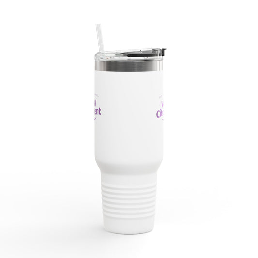 Wowcitement Insulated Travel Mug - Perfect for Coffee Lovers, On-the-Go Hydration, Gift for Travelers, BPA-Free, 40oz