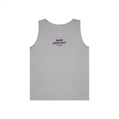 WoWcitement Unisex Cotton Tank Top - Fun Summer Wear, Gift for Friends, Motivational Apparel, Casual Day Out, Beach Wear, Workout Top
