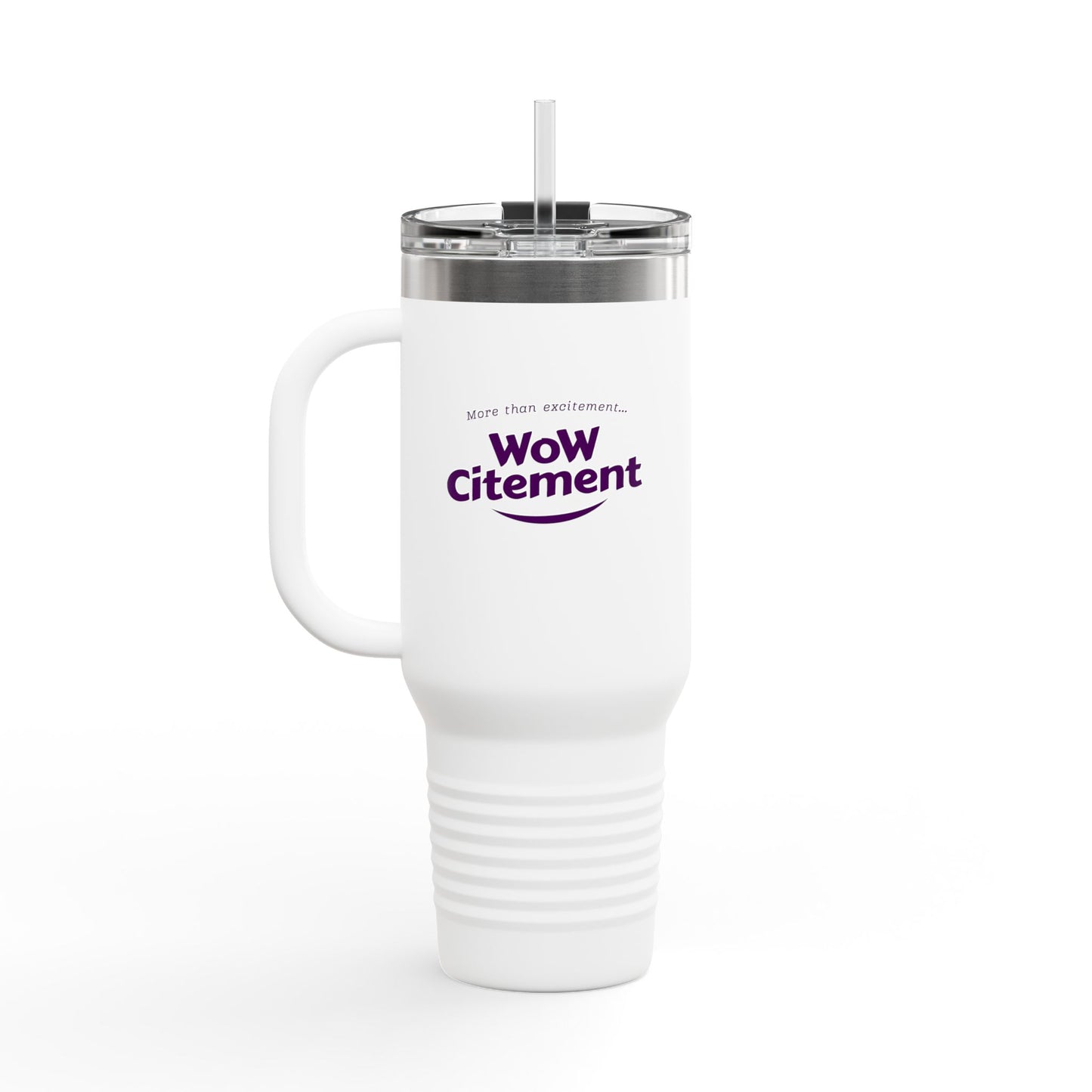 Wowcitement Insulated Travel Mug - Perfect for Coffee Lovers, On-the-Go Hydration, Gift for Travelers, BPA-Free, 40oz