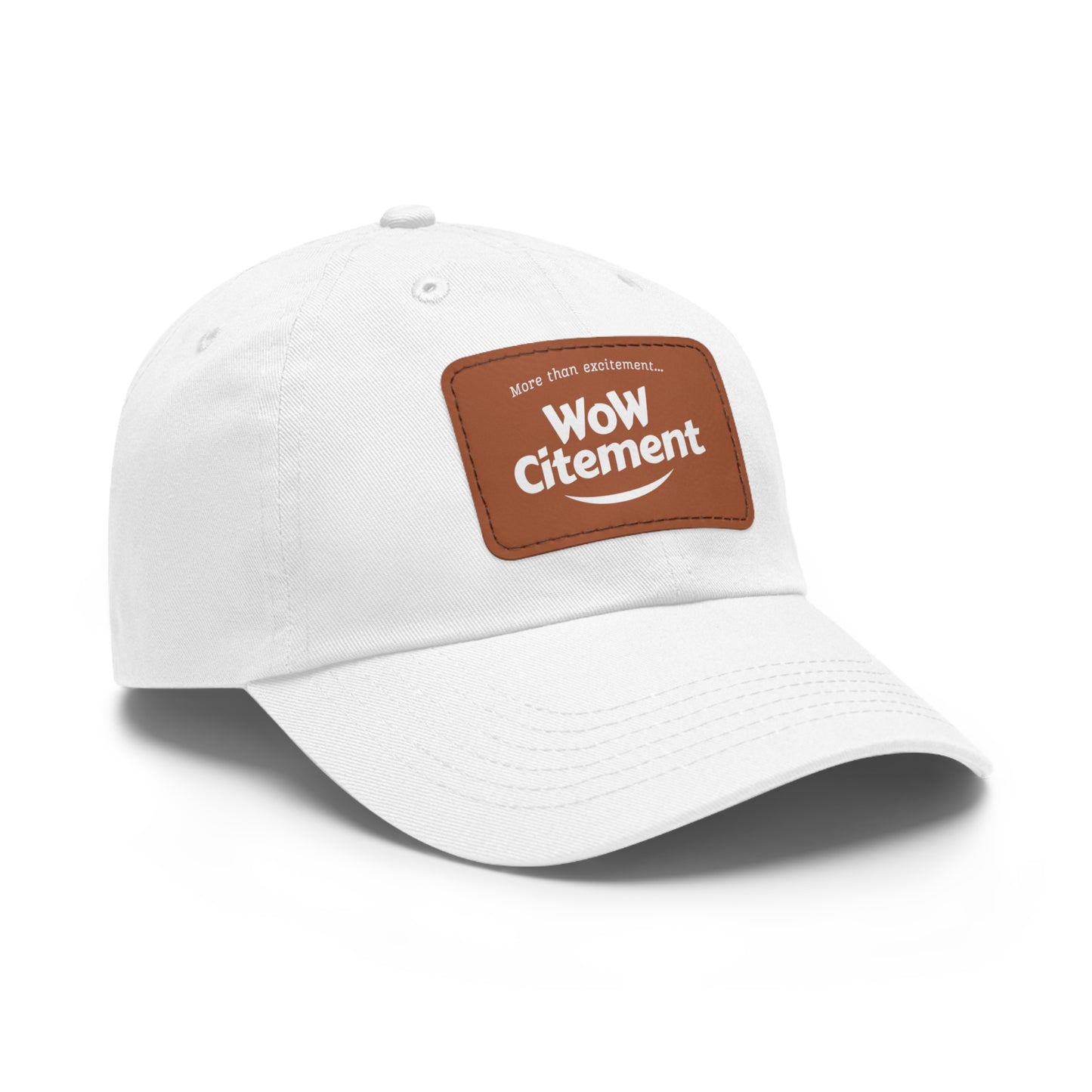 WoWcitement Stylish Dad Hat with Leather Patch - Perfect Gift for Dads, Casual Wear, Outdoor Activities, Festivals, and Everyday Style