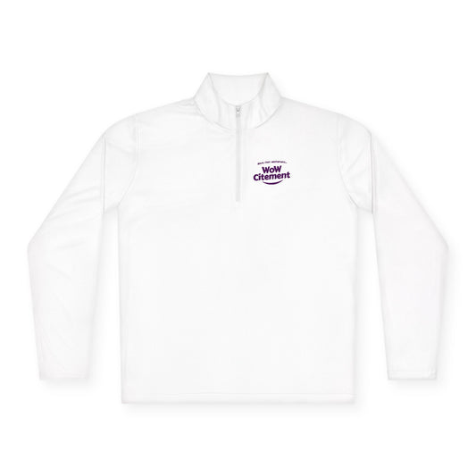 Cozy Unisex Quarter-Zip Pullover with Wowcitement Design