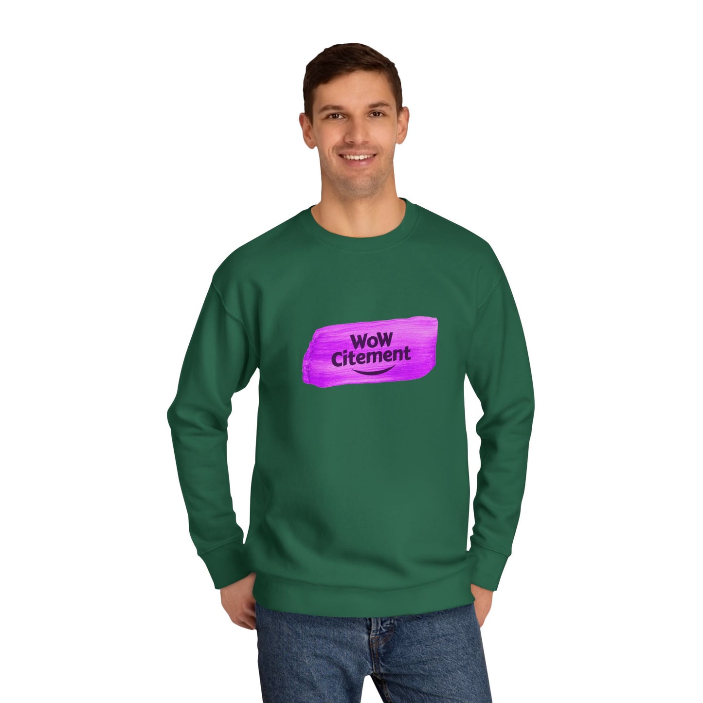 WoWcitement Vibrant  Sweatshirt - Perfect for Everyday Inspiration, Gift for Friends, Cozy Casual Wear, Motivational Apparel, [...]