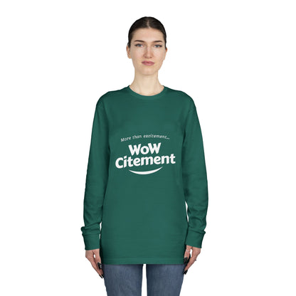 Wowcitement Long Sleeve Crewneck Tee