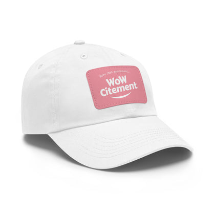WoWcitement Stylish Dad Hat with Leather Patch - Perfect Gift for Dads, Casual Wear, Outdoor Activities, Festivals, and Everyday Style