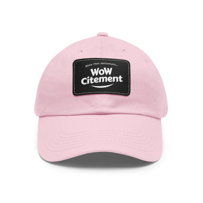 WoWcitement Stylish Dad Hat with Leather Patch - Perfect Gift for Dads, Casual Wear, Outdoor Activities, Festivals, and Everyday Style