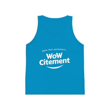 Wowcitement Kid's Jersey Tank Top - Fun Summer Tee, Birthday Gift, Playwear, Casual Outfit, Activewear for Kids