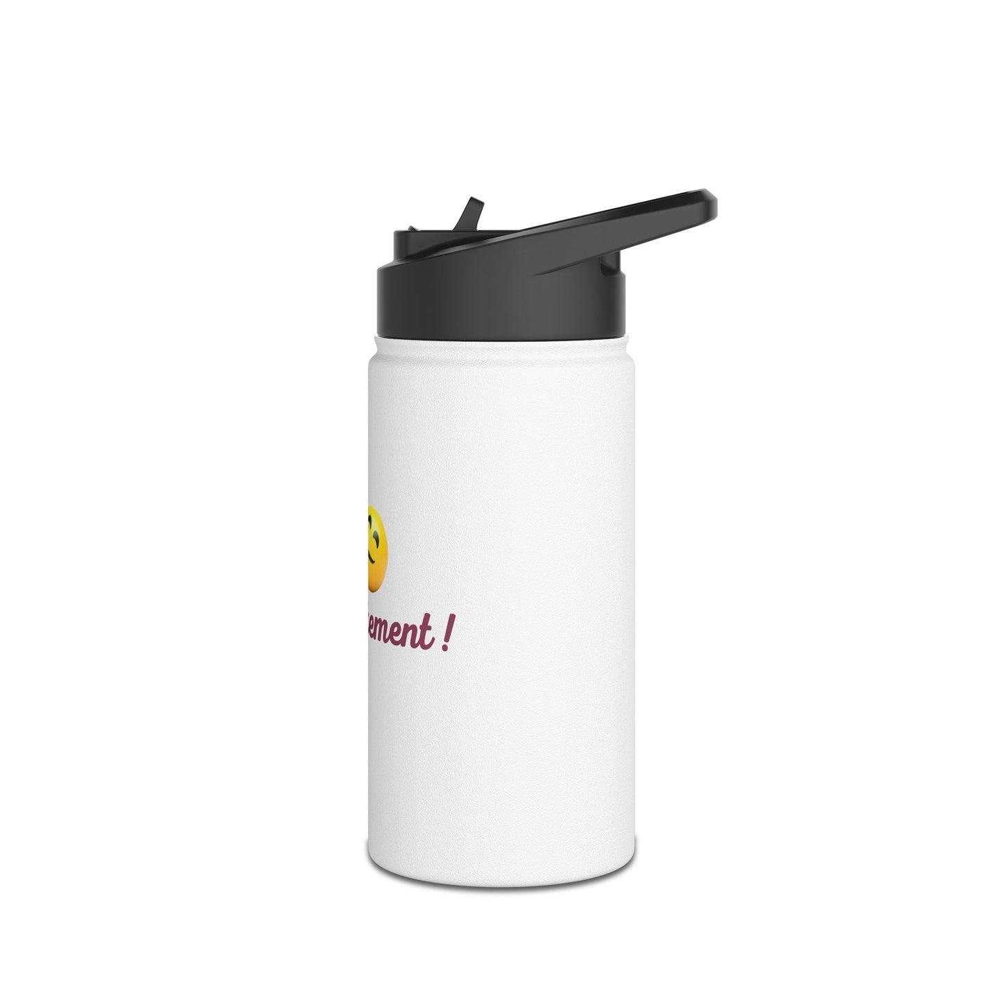 Wowcitement Stainless Steel Water Bottle, Standard Lid