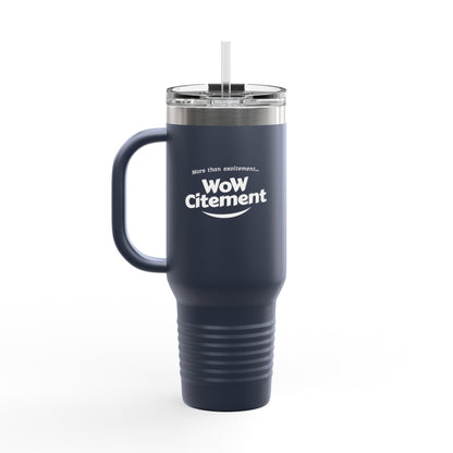 Wowcitement Insulated Travel Mug - Perfect for Coffee Lovers, On-the-Go Hydration, Gift for Travelers, BPA-Free, 40oz