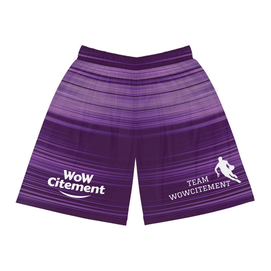 Stylish WoWcitement Basketball Shorts, Vibrant Sports Shorts, Athletic Wear, Game Day Gear, Summer Outfits, Sports Fan Apparel