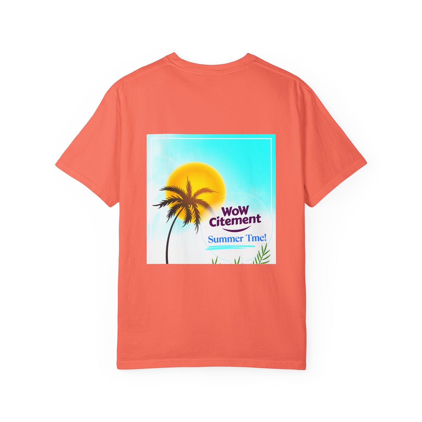 WOWcitement Summer Vibes T-Shirt, Relaxed Fit Tee, Beachwear, Vacation Shirt, Festival Apparel, Gift for Beach Lovers