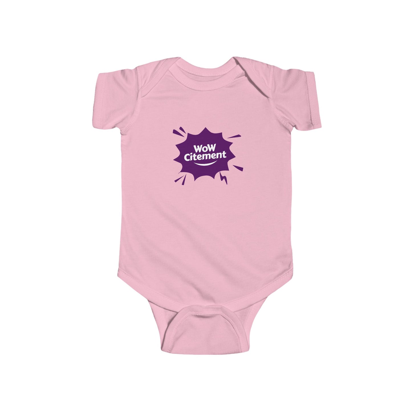 Infant Bodysuit with WoW Citement Design, Baby Gift, Cute Baby Clothes, Newborn Outfit, Fun Baby Shower Gift