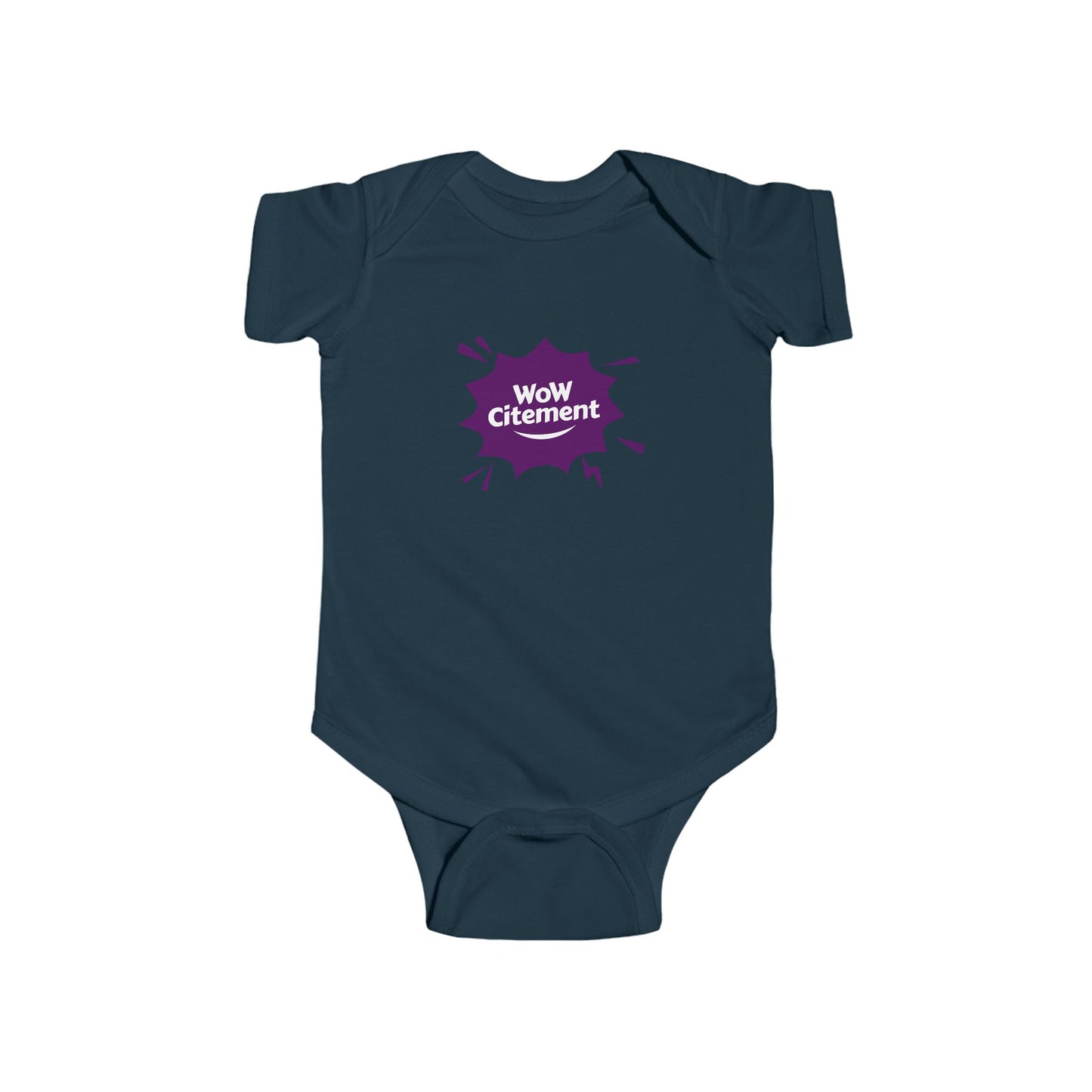 Infant Bodysuit with WoW Citement Design, Baby Gift, Cute Baby Clothes, Newborn Outfit, Fun Baby Shower Gift