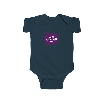 Infant Bodysuit with WoW Citement Design, Baby Gift, Cute Baby Clothes, Newborn Outfit, Fun Baby Shower Gift