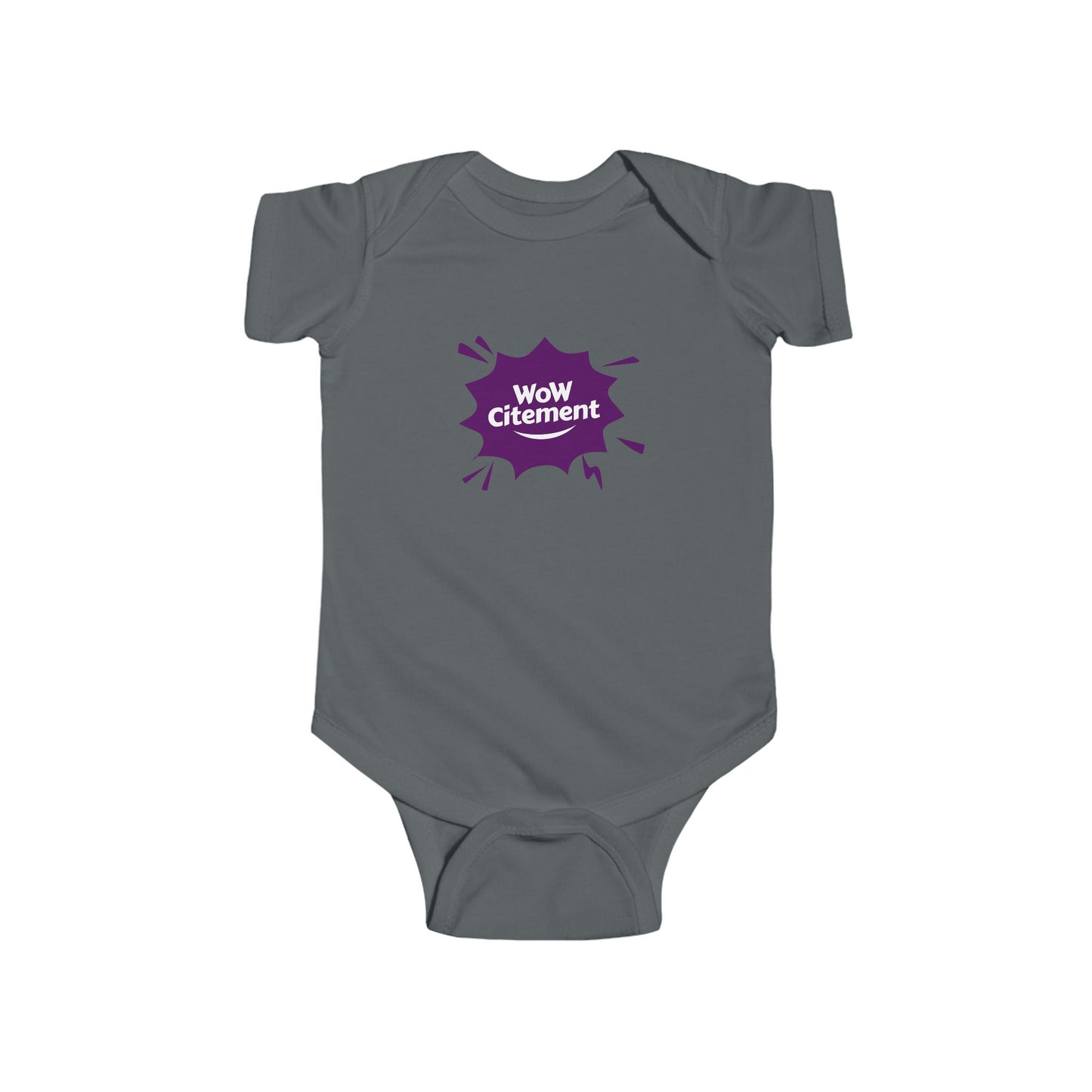 Infant Bodysuit with WoW Citement Design, Baby Gift, Cute Baby Clothes, Newborn Outfit, Fun Baby Shower Gift