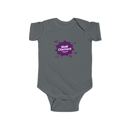 Infant Bodysuit with WoW Citement Design, Baby Gift, Cute Baby Clothes, Newborn Outfit, Fun Baby Shower Gift