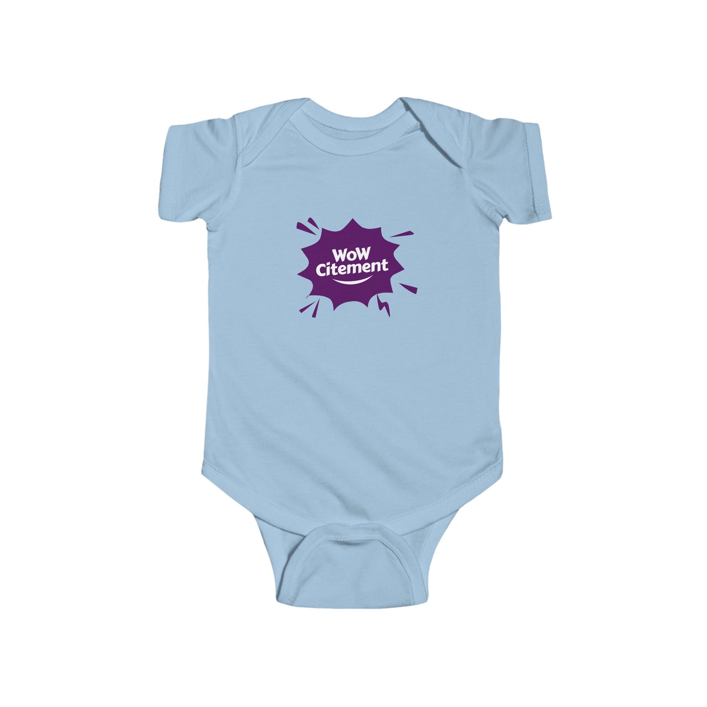 Infant Bodysuit with WoW Citement Design, Baby Gift, Cute Baby Clothes, Newborn Outfit, Fun Baby Shower Gift