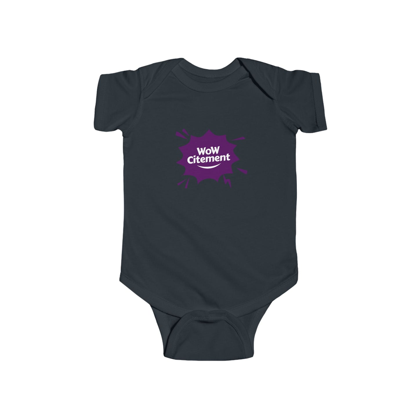 Infant Bodysuit with WoW Citement Design, Baby Gift, Cute Baby Clothes, Newborn Outfit, Fun Baby Shower Gift