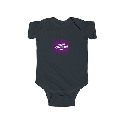 Infant Bodysuit with WoW Citement Design, Baby Gift, Cute Baby Clothes, Newborn Outfit, Fun Baby Shower Gift