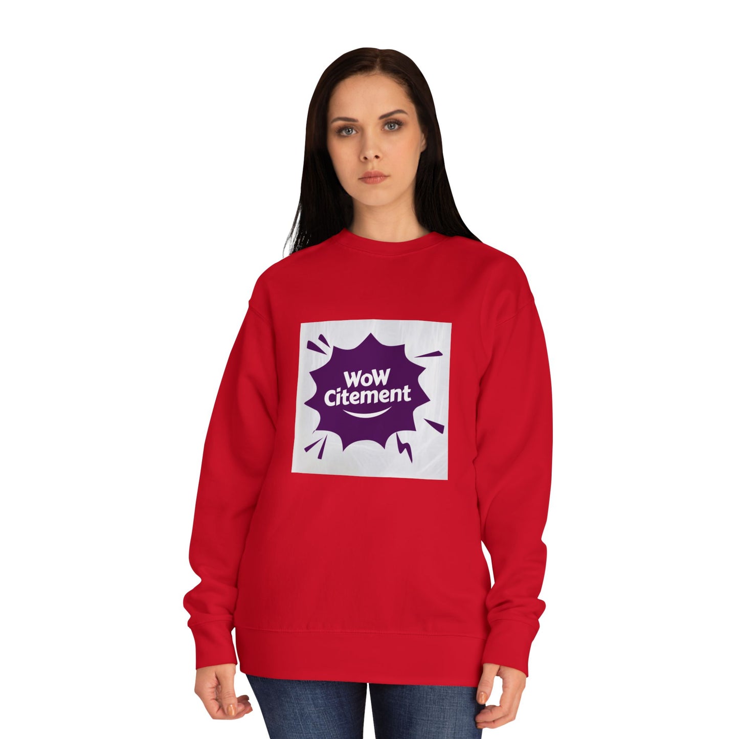 WoWcitement Sweatshirt, Cozy eco-friendly Apparel, Gift for Friends, Perfect for Inspiration, Seasonal Casual Wear