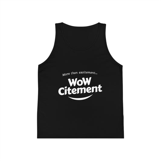 Wowcitement Kid's Jersey Tank Top - Fun Summer Tee, Birthday Gift, Playwear, Casual Outfit, Activewear for Kids