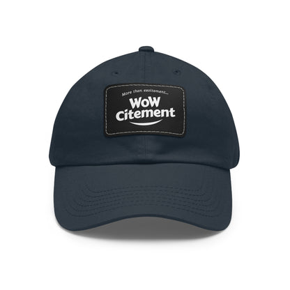WoWcitement Stylish Dad Hat with Leather Patch - Perfect Gift for Dads, Casual Wear, Outdoor Activities, Festivals, and Everyday Style