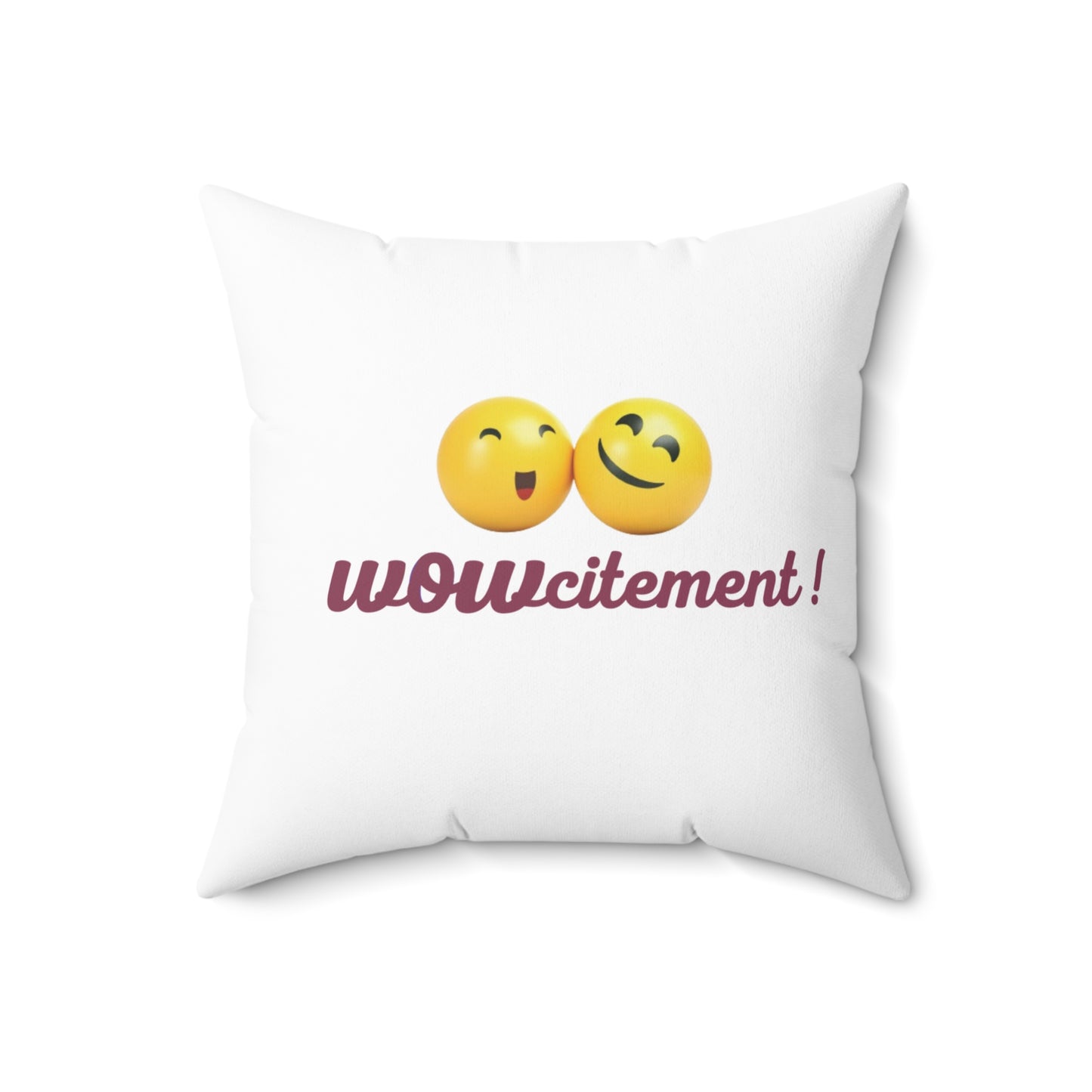 Wowcitement Spun Polyester Square Pillow