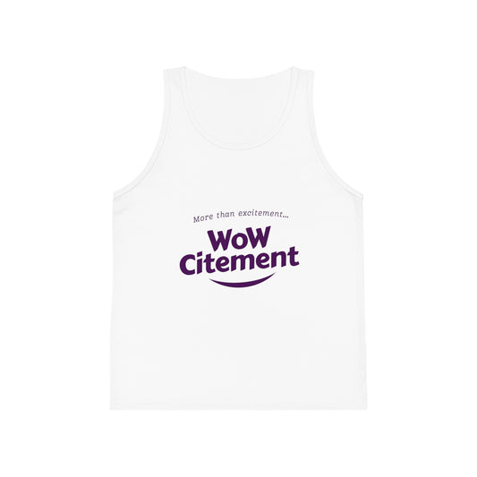 Wowcitement Kid's Jersey Tank Top - Fun Summer Tee, Birthday Gift, Playwear, Casual Outfit, Activewear for Kids