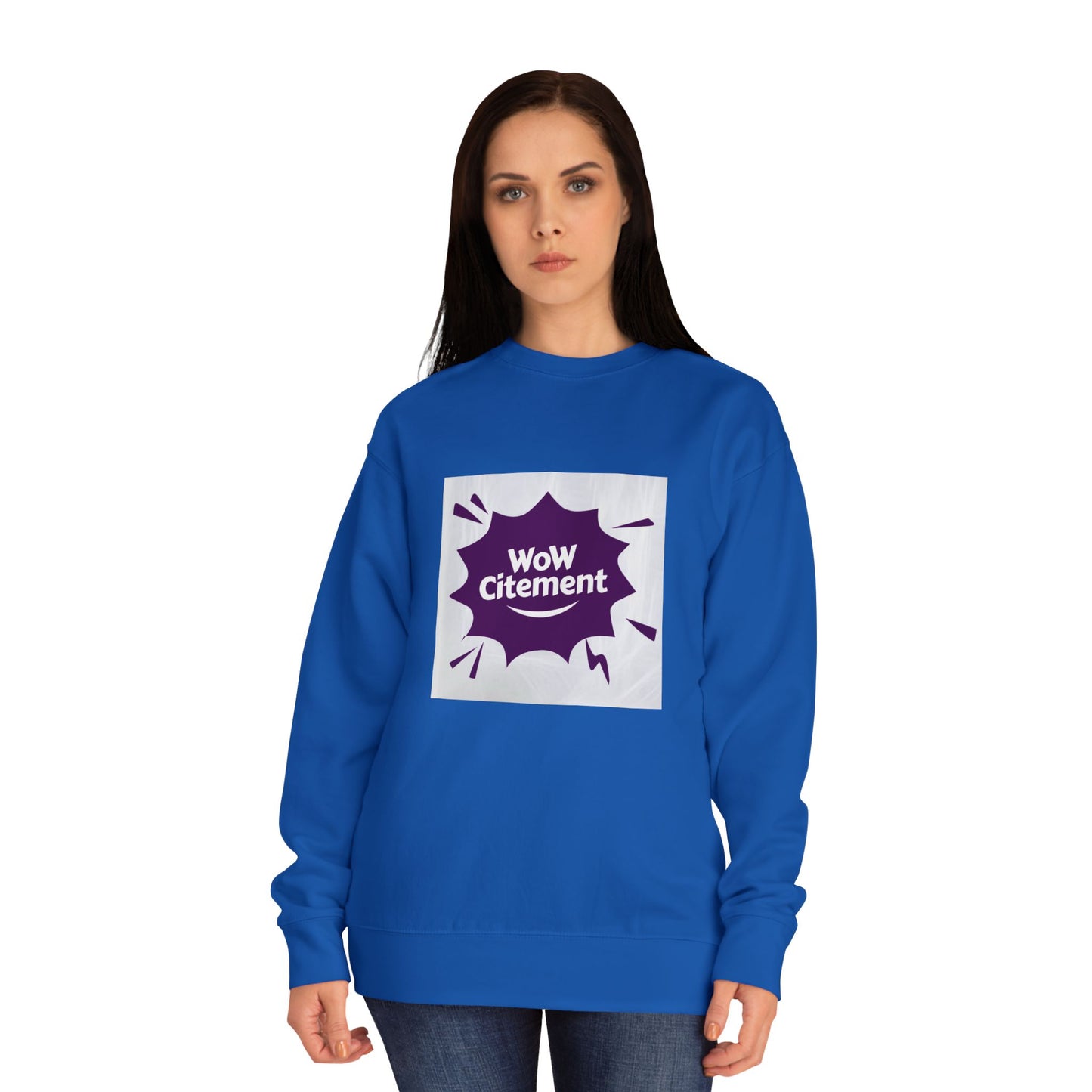 WoWcitement Sweatshirt, Cozy eco-friendly Apparel, Gift for Friends, Perfect for Inspiration, Seasonal Casual Wear
