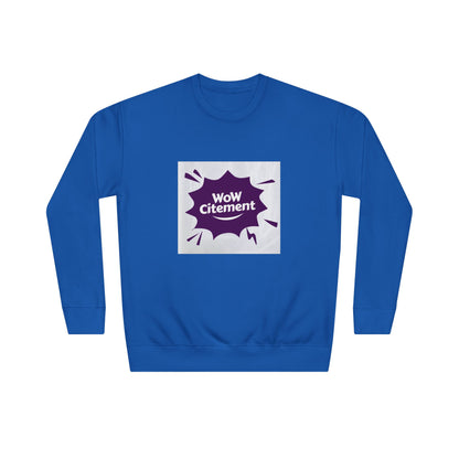 WoWcitement Sweatshirt, Cozy eco-friendly Apparel, Gift for Friends, Perfect for Inspiration, Seasonal Casual Wear