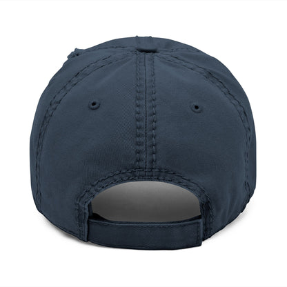 Distressed Dad Hat with WoW Citement Embroidery, Relaxed Cap for Comfy Style, Gift for Fathers Day, Casual Fashion Accessory