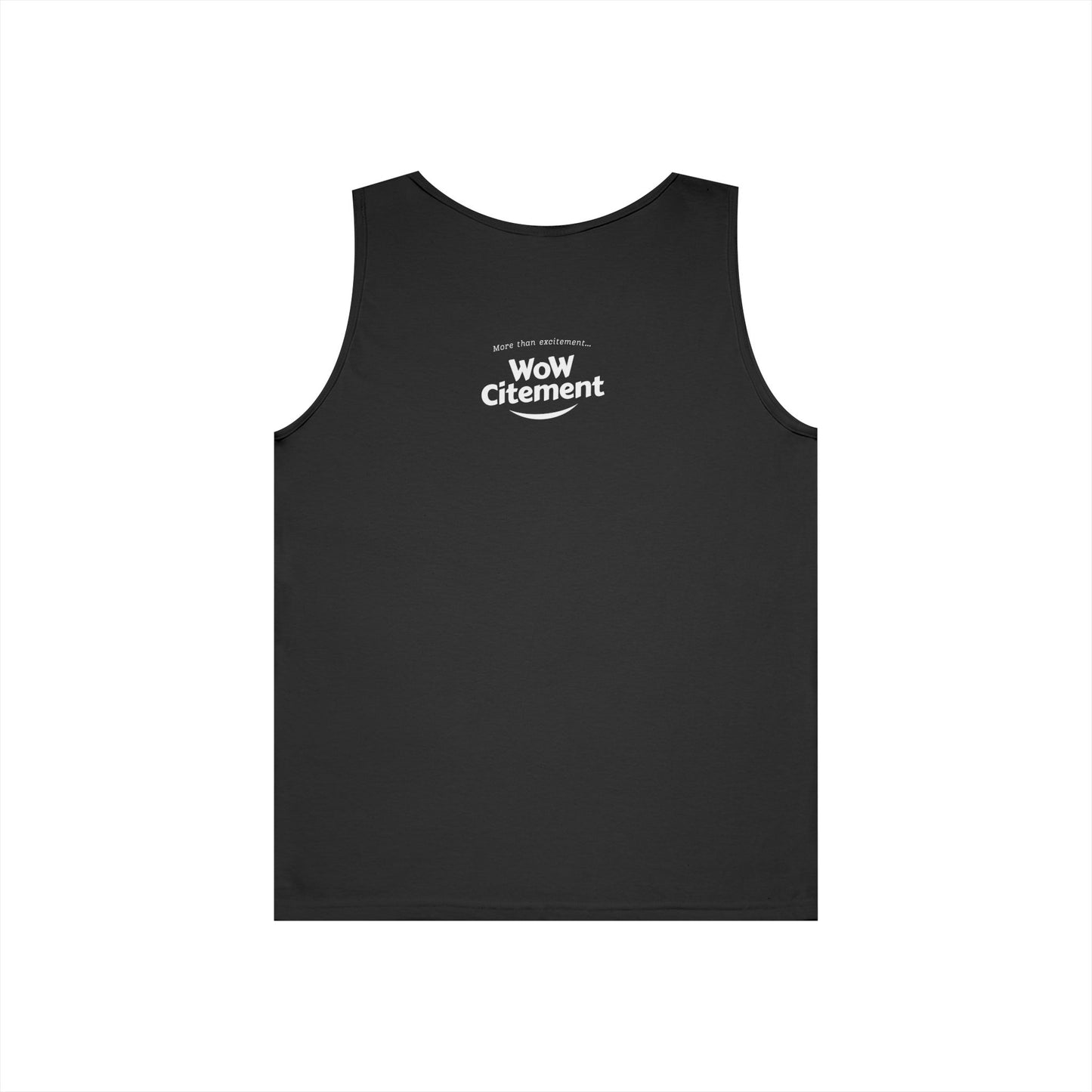 WoWcitement Unisex Cotton Tank Top - Fun Summer Wear, Gift for Friends, Motivational Apparel, Casual Day Out, Beach Wear, Workout Top