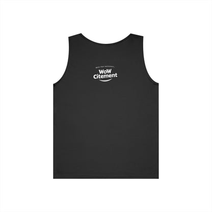 WoWcitement Unisex Cotton Tank Top - Fun Summer Wear, Gift for Friends, Motivational Apparel, Casual Day Out, Beach Wear, Workout Top